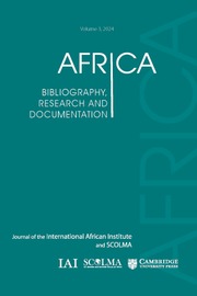 Africa Bibliography, Research and Documentation